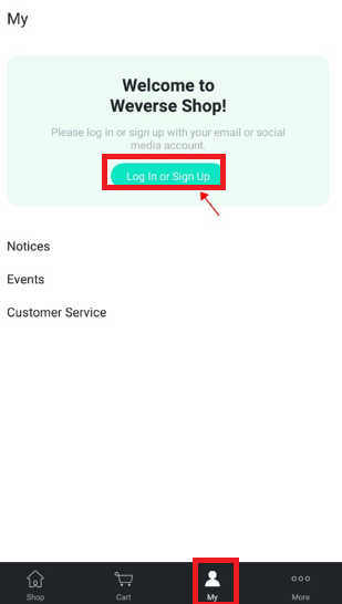 Weverse Shop
