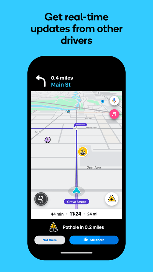 Waze导航截图1
