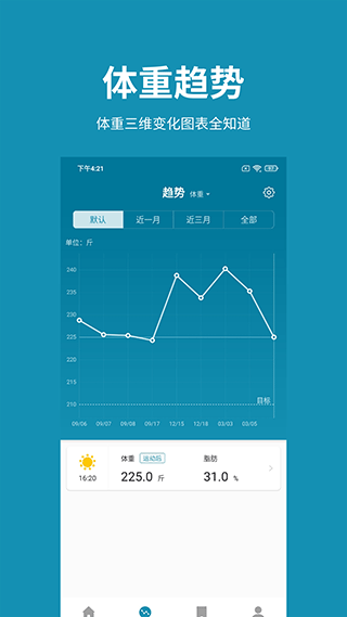 体重日记app截图3