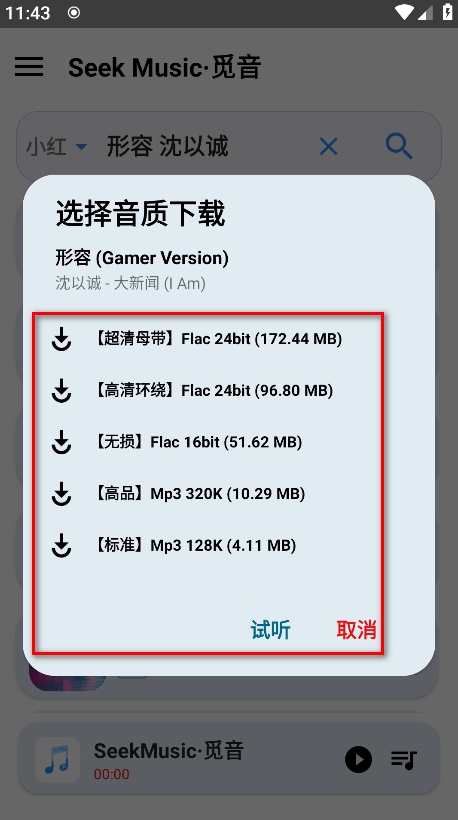 SeekMusic截图3