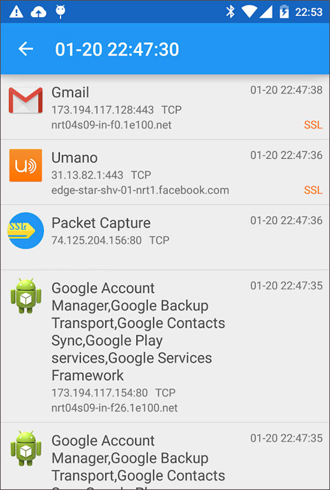 Packet Capture截图2
