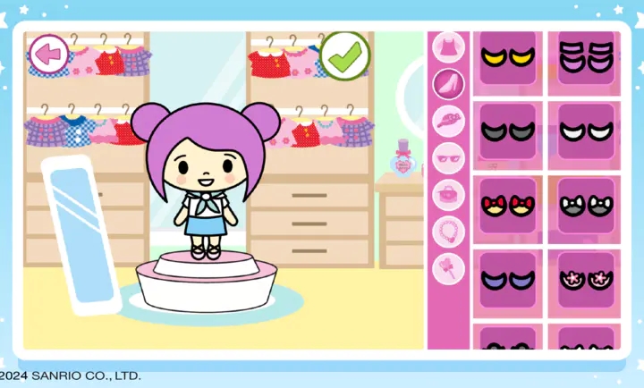 Hello Kitty美容院安卓版截图3