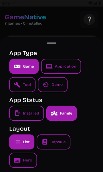 Gamenativeapp截图3